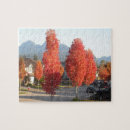 Search for autumn leaves puzzles Colorful