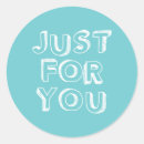 Search for just for you stickers Blue
