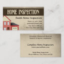 Search for inspector business cards Home inspection