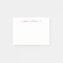 Search for script calligraphy post it notes Girly