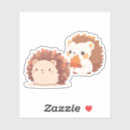 Search for cute hedgehogs stickers Autumn
