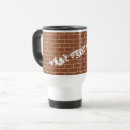 Search for bricks travel mugs Brick wall