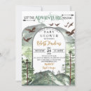 Search for our greatest adventure baby shower invitations Forest