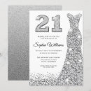 Search for glitter 21st birthday invitations Sparkle