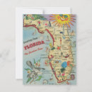 Search for retro map postcards Florida