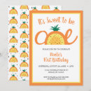 Search for pineapple 1st birthday invitations Yellow