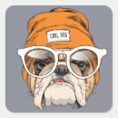 Search for funny hipster stickers Dog