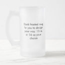 Search for blank beer glasses Frosted