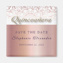 Search for quinceanera save the date magnets Elegant