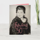 Search for vintage for her birthday cards Woman