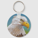 Search for wild bird key rings Bald eagle
