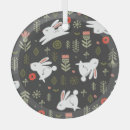 Search for white rabbit christmas tree decorations Flower