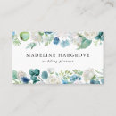 Search for watercolor business cards Greenery