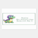 Search for cute cartoon dinosaur stickers Green