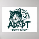 Search for adoptions posters Cat lover