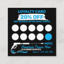 Search for cleaning loyalty cards Pressure washing