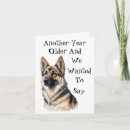 Search for funny german shepherd cards Dog lover
