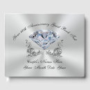 Search for 60th anniversary guest books Diamond