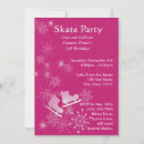Search for ice skating invitations Snowflakes