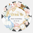 Search for drink me stickers Mad hatter