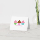 Search for cupcake note cards Pink
