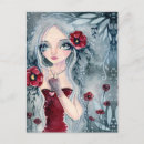 Search for girl with a poppy postcards Fantasy