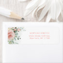 Search for rose gold foil return address labels Blush pink