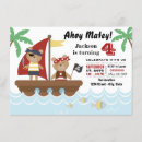 Search for boys 6th birthday invitations Pirate