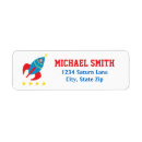 Search for space return address labels Birthday