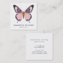 Search for purple butterfly business cards Colourful