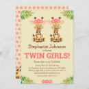 Search for twin girl shower invitations Jungle