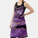 Search for purple glitter aprons Gold