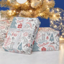 Search for vintage christmas tree wrapping paper Pattern