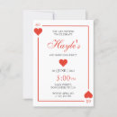 Search for queen of hearts birthday invitations Poker