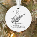 Search for gun christmas tree decorations Funny