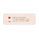 Search for kawaii return address labels Cupcake