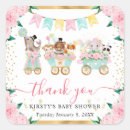 Search for circus baby shower stickers Pink