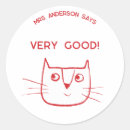 Search for cartoon cat stickers School