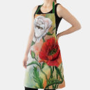 Search for beautiful woman aprons Flowers