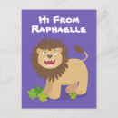 Search for lion illustration postcards Safari