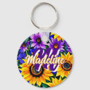 Search for yellow flowers key rings Botanical