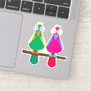 Search for cartoon parrot stickers Colourful