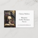 Search for horror business cards Skull