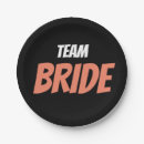 Search for team paper plates Bride