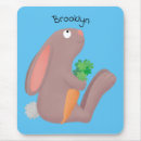 Search for rabbit with carrots mouse mats Bunny