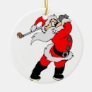 Search for golfing santa claus christmas tree decorations Sports