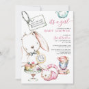 Search for alice in wonderland shower invitations Watercolor