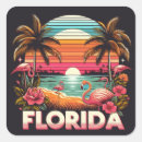 Search for vintage flamingo stickers Beach