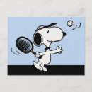 Search for tennis postcards Snoopy
