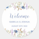 Search for welcome to the wedding stickers Floral